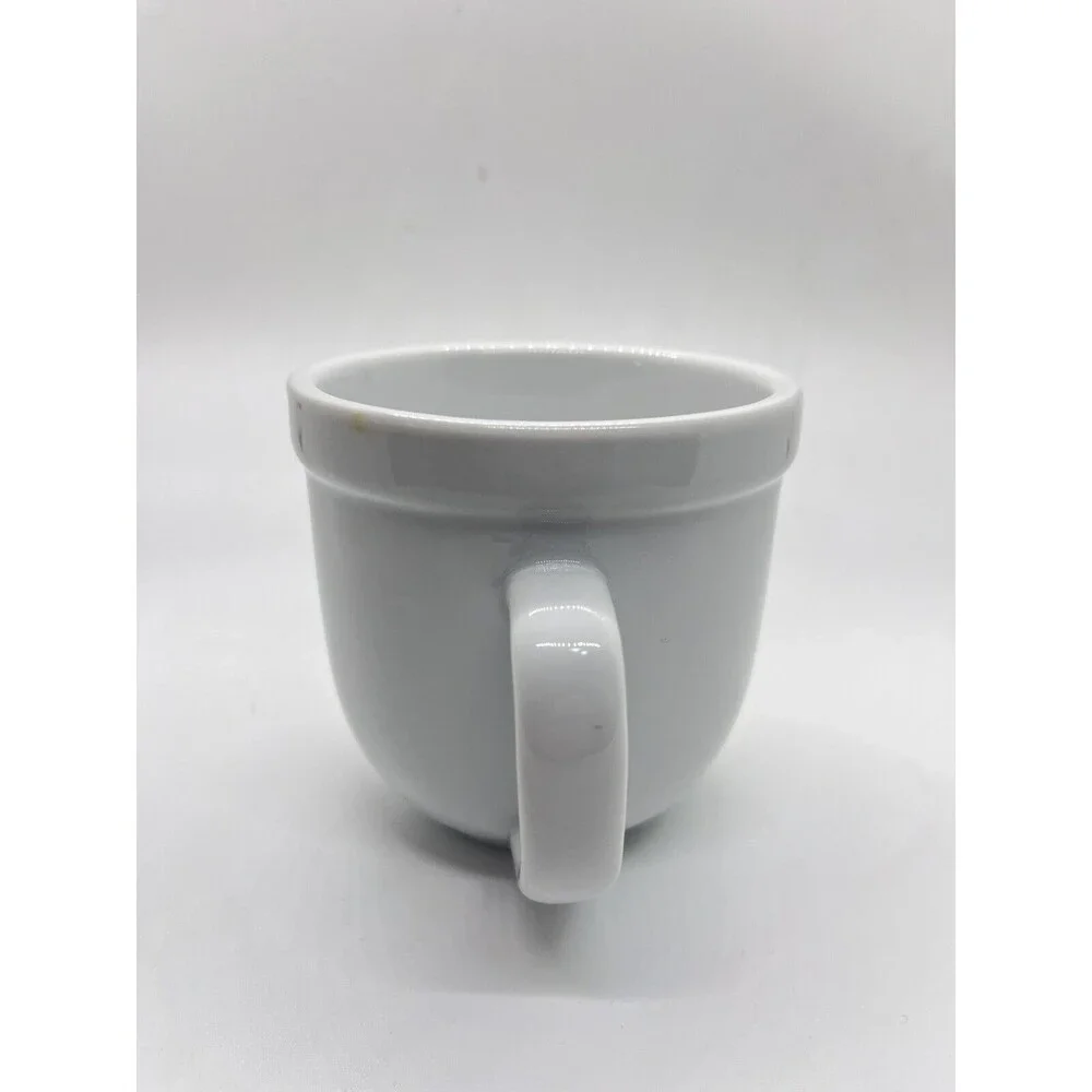 Pottery Barn Suppertime White Porcelain Mug